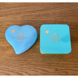 ゴディバ(GODIVA)のGODIVA 2018年購入 空き缶2個売り(容器)