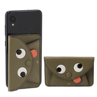 アニヤハインドマーチ(ANYA HINDMARCH)のアニヤ ハインドマーチ ANYA HINDMARCH スマホ ステッカー カードホルダー ZANY ステッカーポケット 2024年春夏新作 188081(名刺入れ/定期入れ)