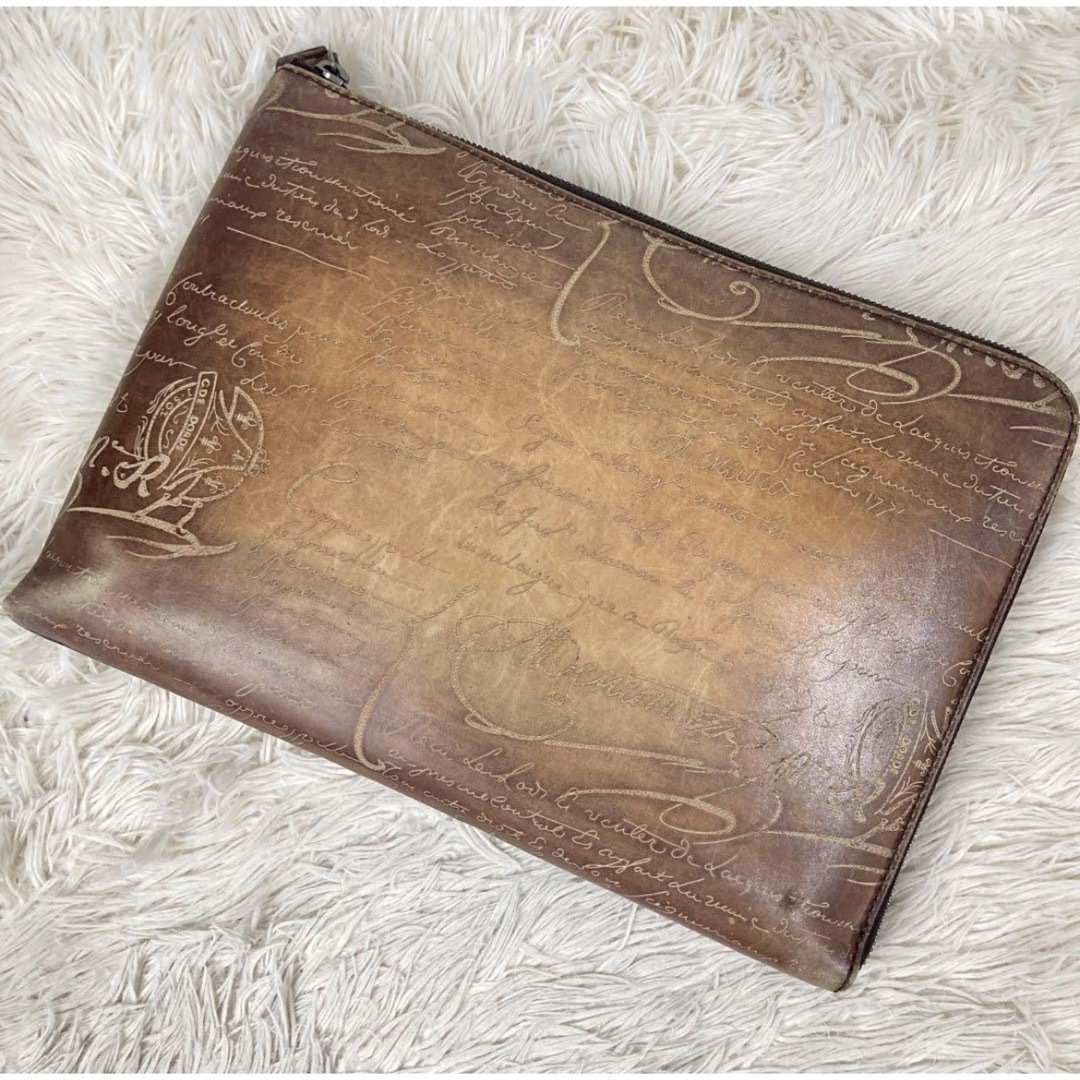 BERLUTI ベルルッティ カリグラフィ ニノ GM クラッチバッグバッグ BERLUTI ベルルッティ カリグラフィ ニノ GM クラッチバッグバッグ