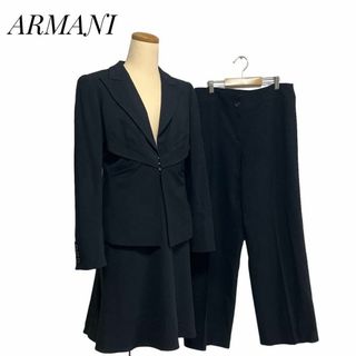 アルマーニ コレツィオーニ(ARMANI COLLEZIONI)のARMANI イタリア製　黒　スーツ　セット　フォーマル(スーツ)