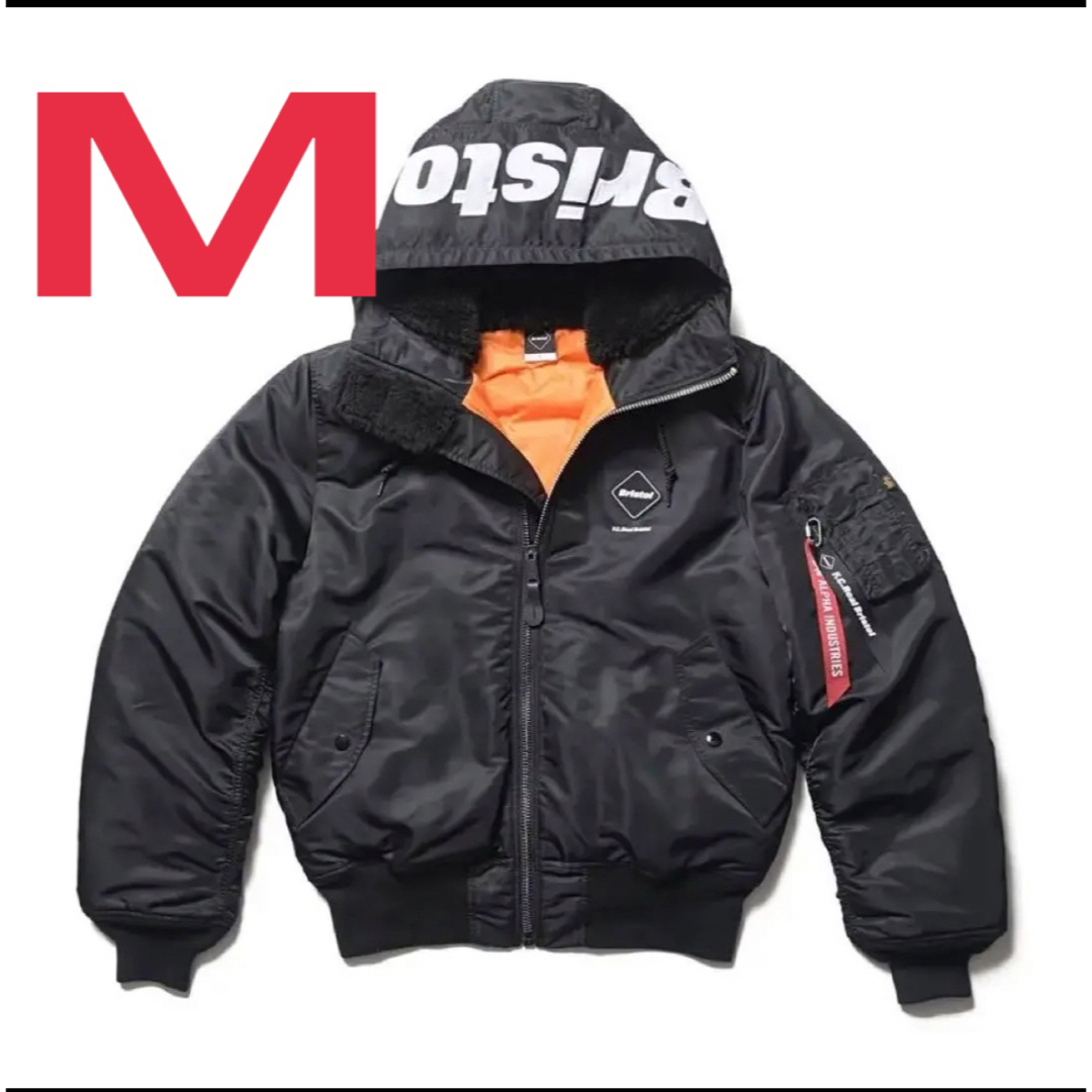 ミリタリージャケットfcrb 23aw ALPHA HOODED MA-1 ブリストル　新品