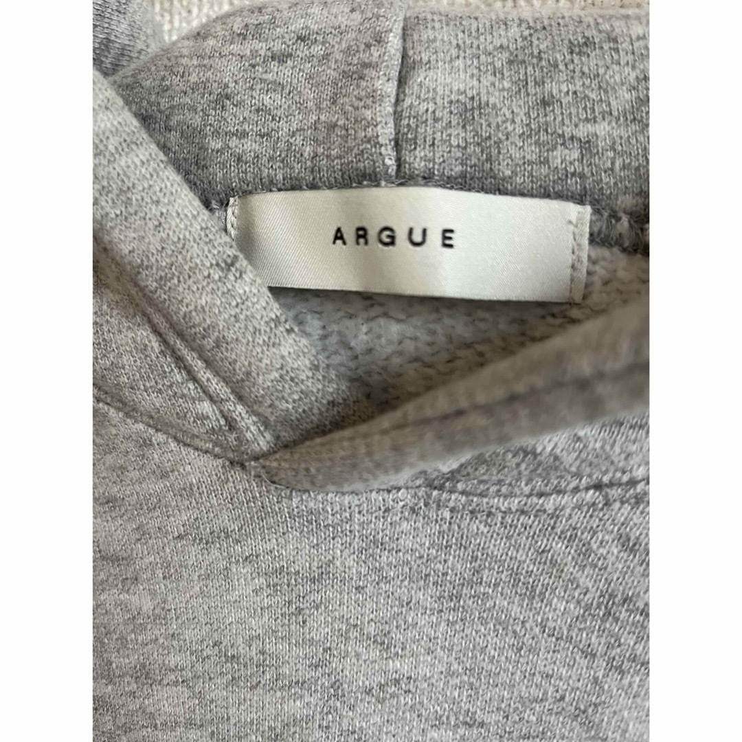 ARGUE(アギュー)のargue  パーカー　グレー レディースのトップス(パーカー)の商品写真