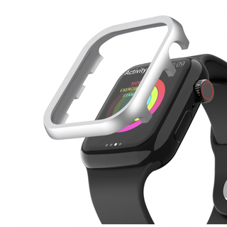 アップルウォッチ(Apple Watch)のApple Watch アップル ウォッチ カバー フレーム シルバー 41mm(腕時計)