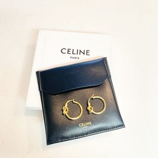 セリーヌ(celine)のセリーヌ　ノットピアス　片耳　美品(ピアス)