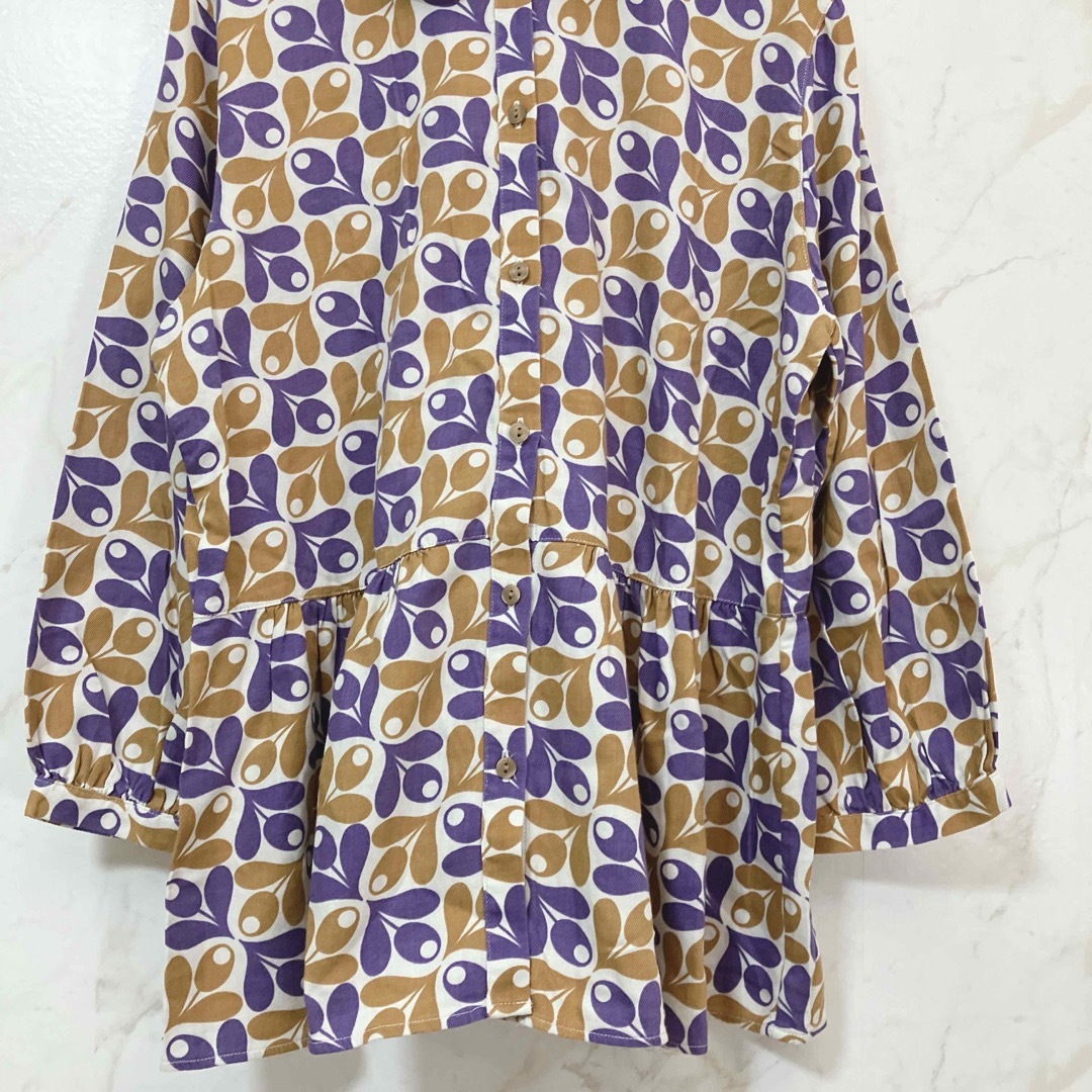 Orla Kiely(オーラカイリー)の【L】良品★ ユニクロ オーラカイリー シャツ ブラウス 総柄 昭和レトロ★ レディースのトップス(シャツ/ブラウス(長袖/七分))の商品写真