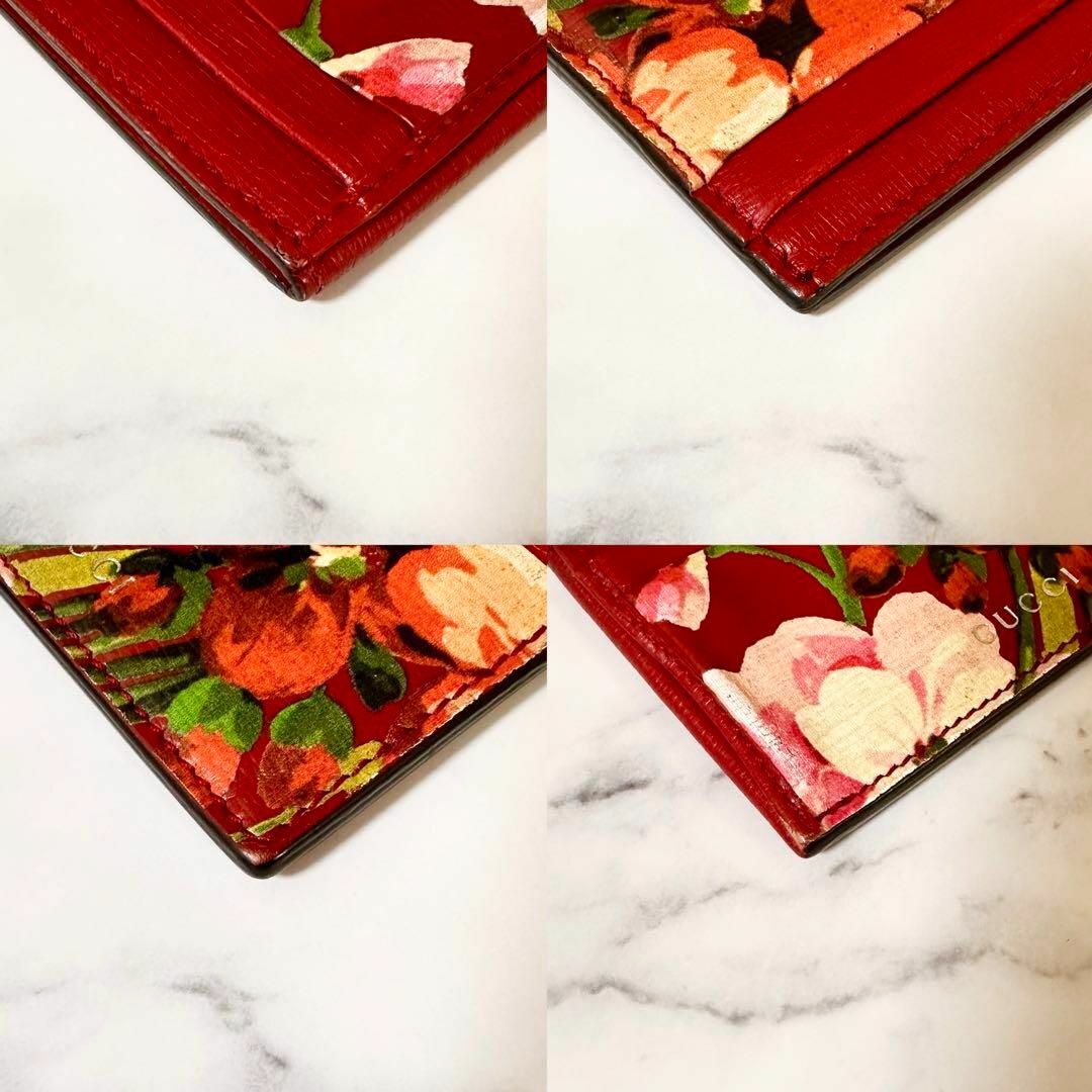 Gucci(グッチ)の希少モデル✨GUCCI　パスケース　ブルームス　カードケース　花柄　名刺入れ レディースのファッション小物(名刺入れ/定期入れ)の商品写真