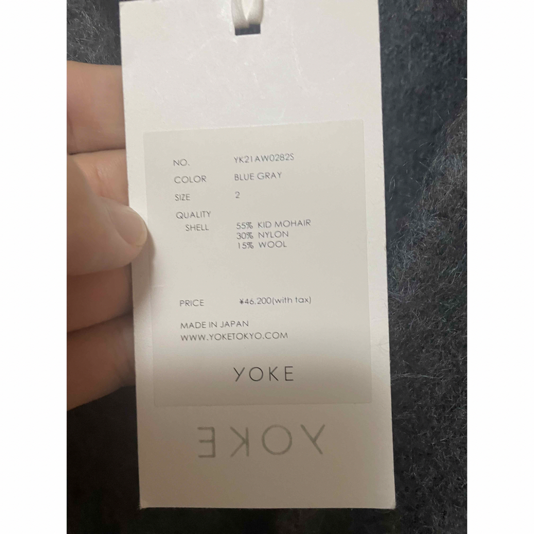 YOKE(ヨーク)の【サイズ2】YOKE 21AW LOOSED MOHAIR CARDIGAN メンズのトップス(カーディガン)の商品写真