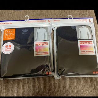 UNIQLO ヒートテック&極暖　L ブラック(シャツ)