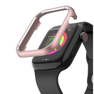 アップルウォッチ(Apple Watch)のApple Watch アップル ウォッチ カバー フレーム ピンク  42mm(腕時計)