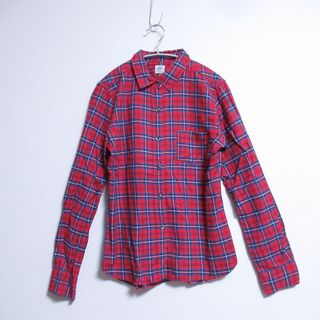 アメリカンラグシー(AMERICAN RAG CIE)の新品【アメリカンラグシー】フランネル チェックシャツ レッド F(シャツ/ブラウス(長袖/七分))