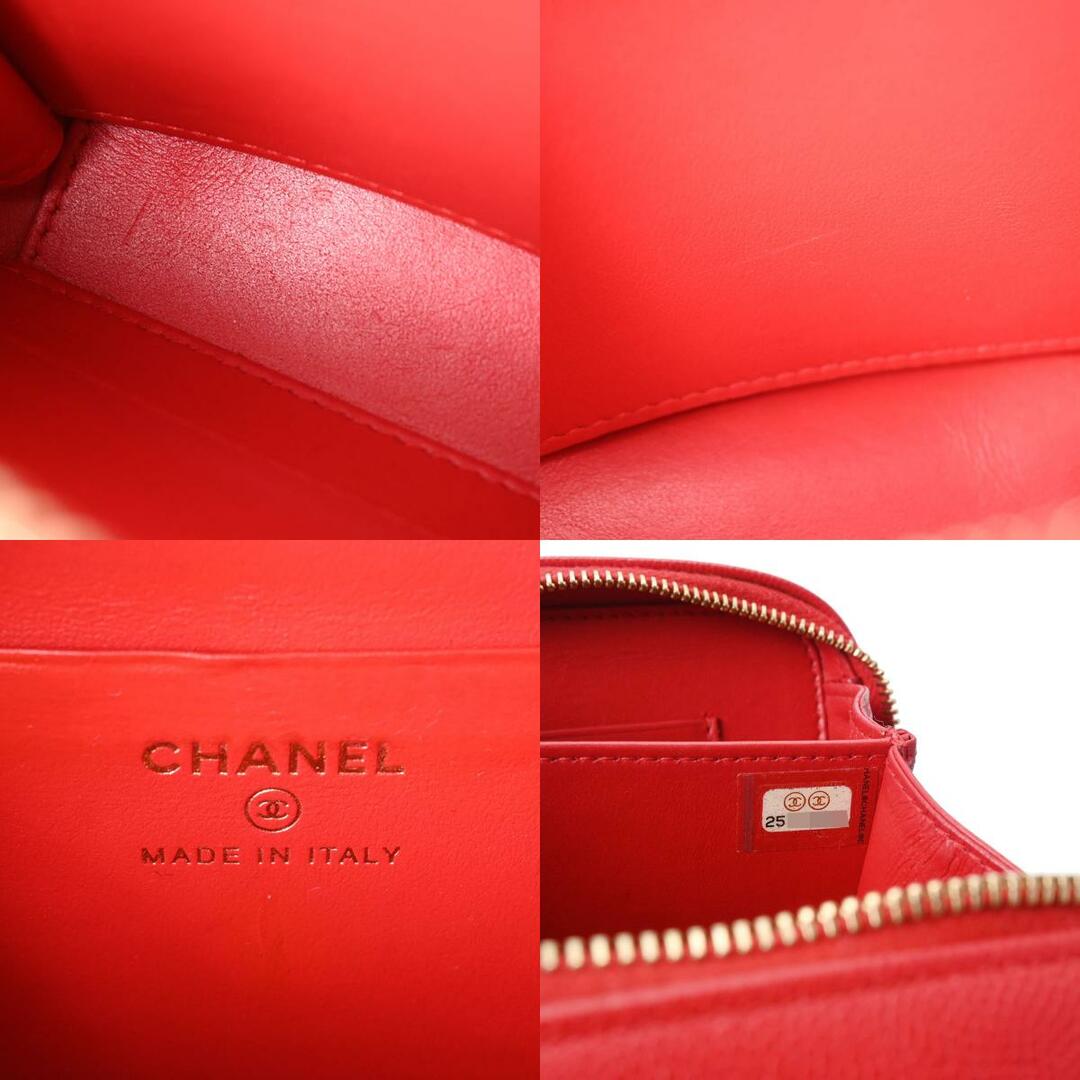 CHANEL(シャネル)のシャネル  CCフィグリー チェーンショルダー ショルダーバッグ 赤 レディースのバッグ(ショルダーバッグ)の商品写真