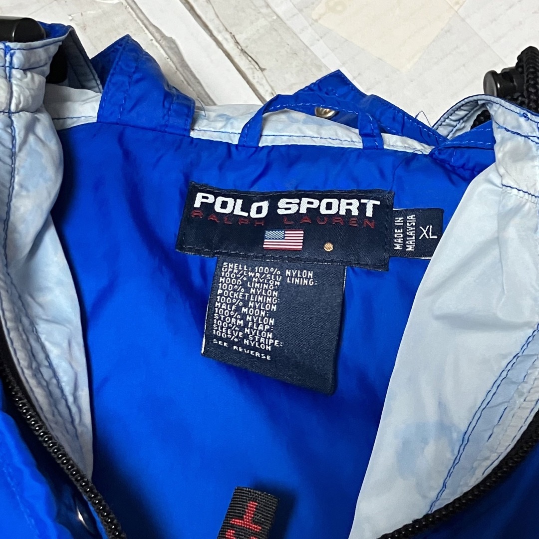 POLO RALPH LAUREN(ポロラルフローレン)のPOLO SPORT ポロスポーツ 90sウインドブレーカー ナイロンジャケット メンズのジャケット/アウター(ナイロンジャケット)の商品写真