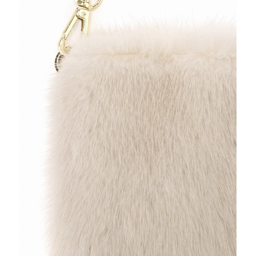 Noble(ノーブル)の完売色　MILOS  ミンク　ショルダーバッグ　ポーチ レディースのバッグ(ショルダーバッグ)の商品写真