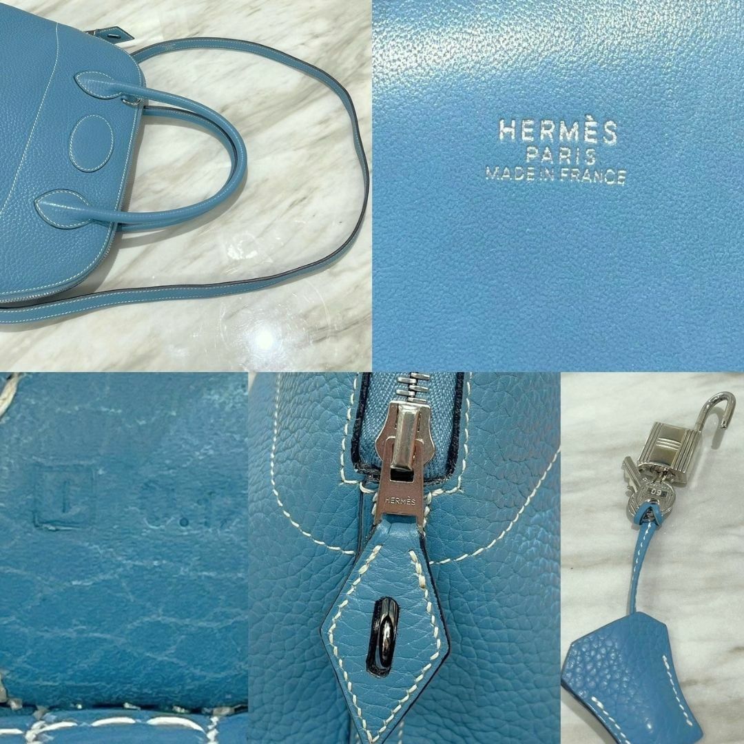 Hermes(エルメス)の美品☆　エルメス　ボリード31　トリヨンクレマンス　ブルージーン　□I刻印 レディースのバッグ(ハンドバッグ)の商品写真