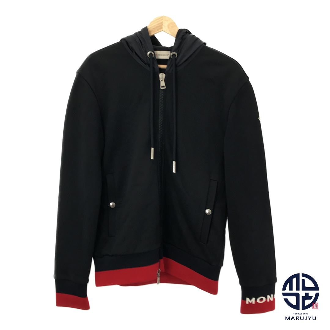 MONCLER モンクレール MAGLIA CARDIGAN ネイビー 長袖 パーカー ジップアップ サイズS アパレル メンズ使用感や汚れ傷の目立つ商品Ｃ