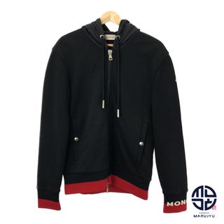 モンクレール(MONCLER)のMONCLER モンクレール MAGLIA CARDIGAN ネイビー 長袖 パーカー ジップアップ サイズS アパレル メンズ(パーカー)