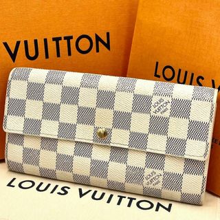 ルイヴィトン(LOUIS VUITTON)のLOUIS VUITTON 長財布　ダミエアズール　ポルトフォイユ・サラ(財布)