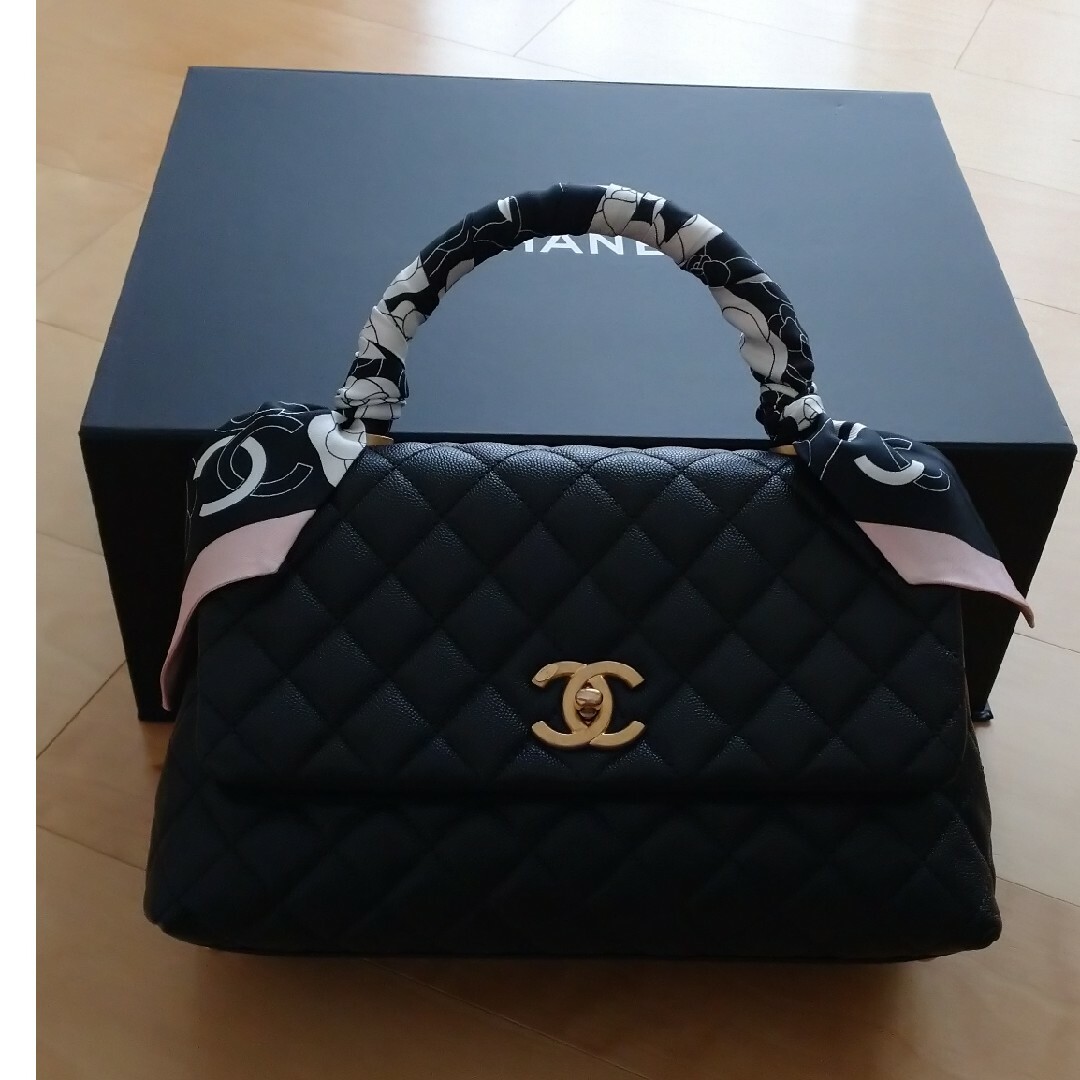 CHANEL(シャネル)の期間限定お値下げ★CHANEL☆シャネル★ココハンドル★超入手困難品♪本物♪ レディースのバッグ(ハンドバッグ)の商品写真