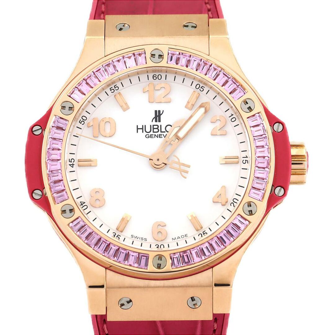 HUBLOT(ウブロ)のウブロ ビッグバントゥッティフルッティ PG/PKサファイヤ 361.PP.2010.LR.1933 PG･RG クォーツ レディースのファッション小物(腕時計)の商品写真