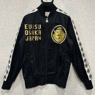 エビス(EVISU)の＊ EVISU 袖ライン えびす様 カモメ 刺繍 トラックジャケット 38(ジャージ)