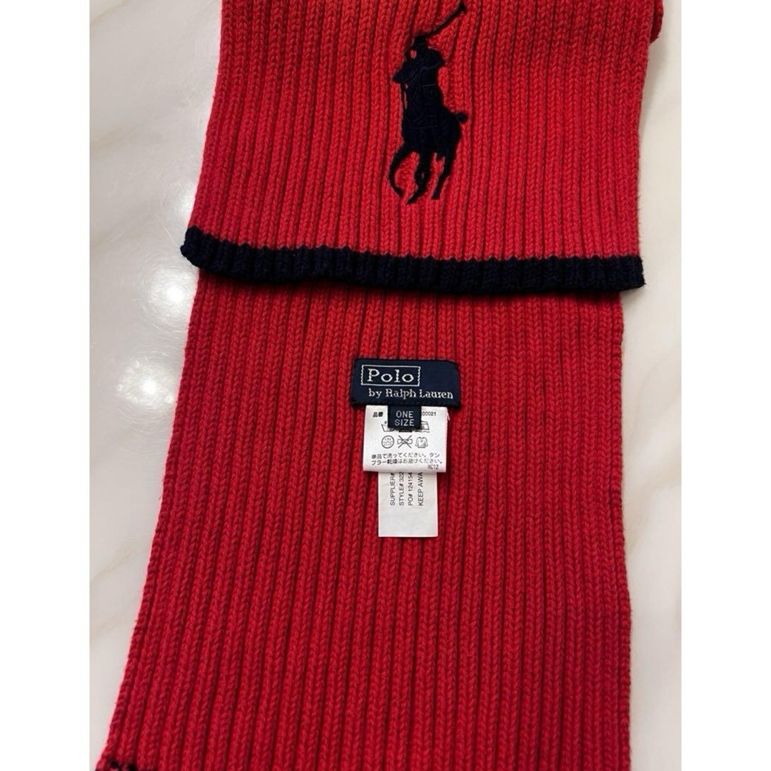 POLO RALPH LAUREN(ポロラルフローレン)のポロラルフローレン   ポロベアマフラー レディースのファッション小物(マフラー/ショール)の商品写真