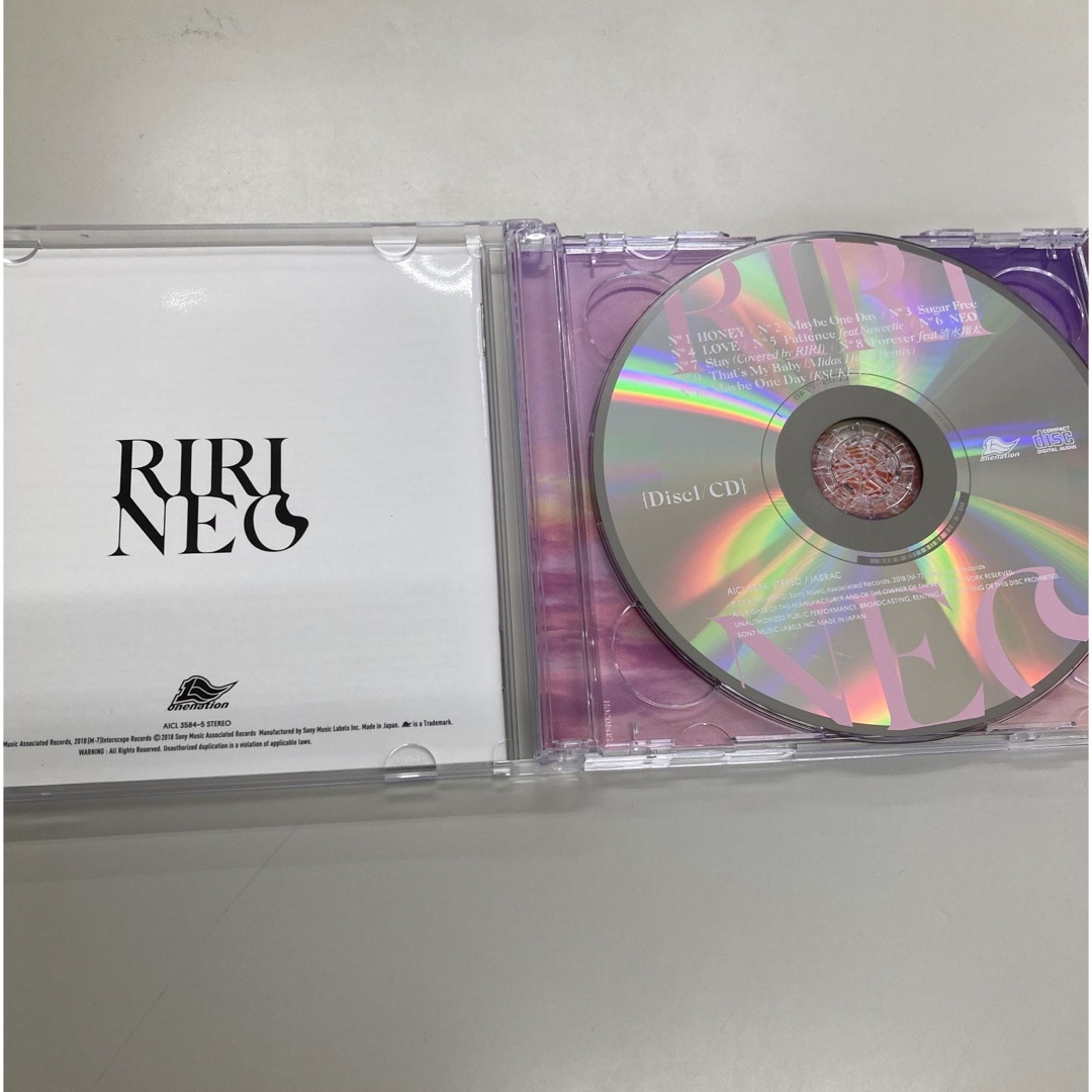 RIRI / NEO（初回生産限定盤） エンタメ/ホビーのCD(ポップス/ロック(邦楽))の商品写真