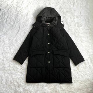 トラディショナルウェザーウェア(TRADITIONAL WEATHERWEAR)の【大きめ】トラディショナルウェザーウェア　ウールキルティングコート　ロングフード(ロングコート)