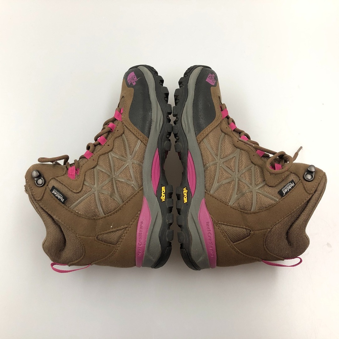 THE NORTH FACE(ザノースフェイス)の〇〇THE NORTH FACE ザノースフェイス W STORM Mid WP レディース トレッキングシューズ 24.5cm NFW01424 カフブラウン x フーシアピンク スポーツ/アウトドアのアウトドア(登山用品)の商品写真