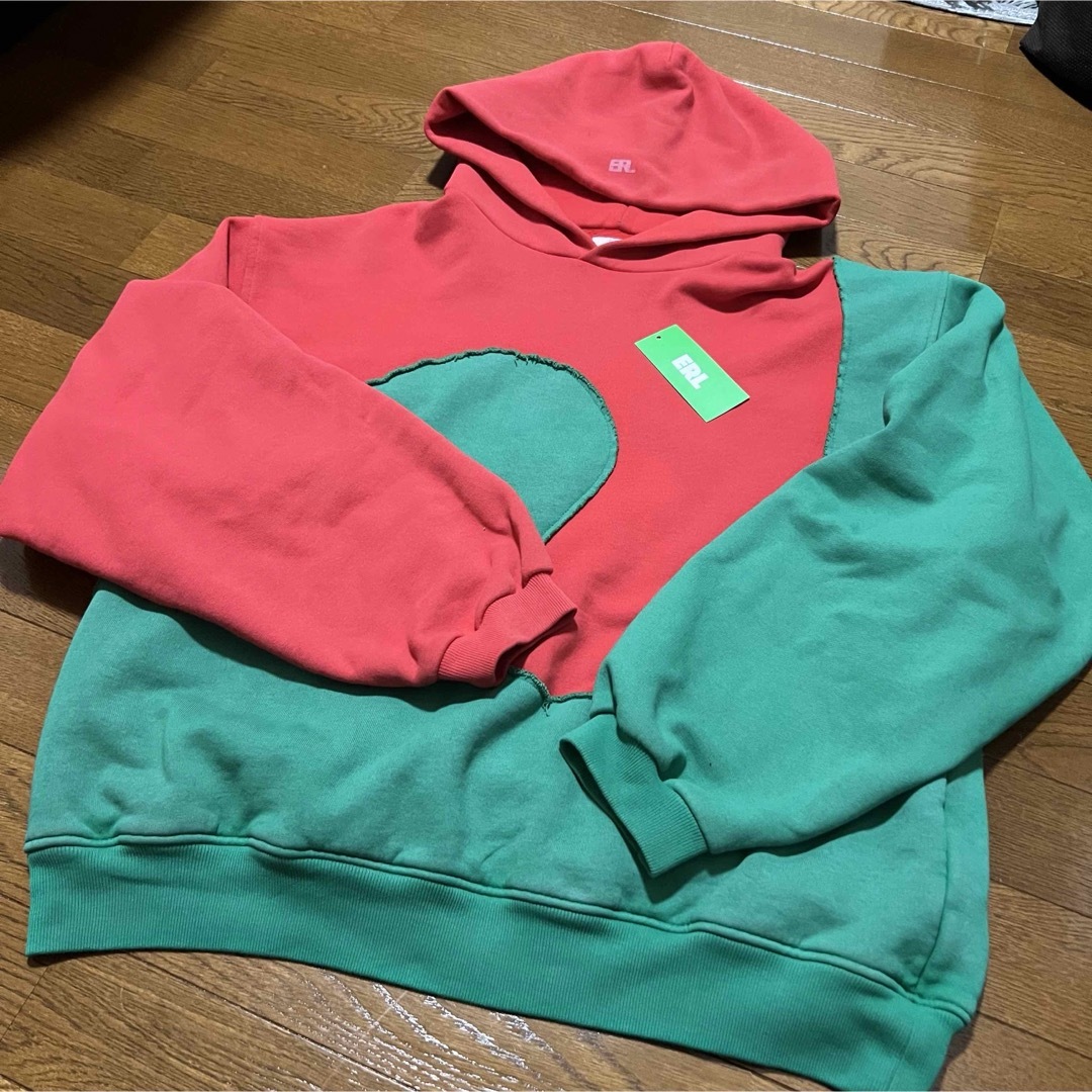 ERL イーアールエル  SWIRL Hoodie フーディ パーカー Mjustinbieber