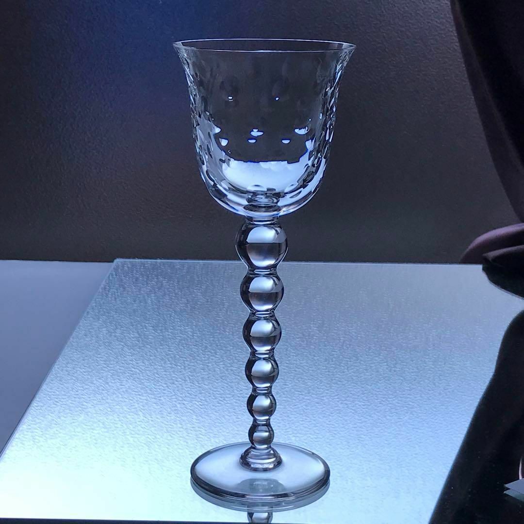 美しい透明感☆サンルイSt LouisバブルBubbles水用グラス☆クリスタルインテリア/住まい/日用品