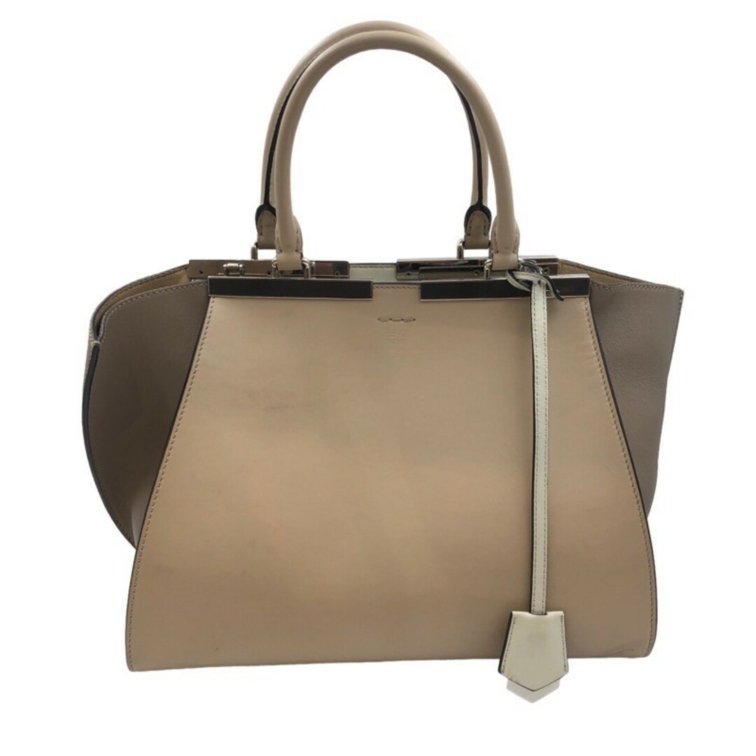 FENDI - フェンディ FENDI トロワジュール レザー 2WAYハンドバッグ FENDI - フェンディ FENDI トロワジュール レザー 2WAYハンドバッグ