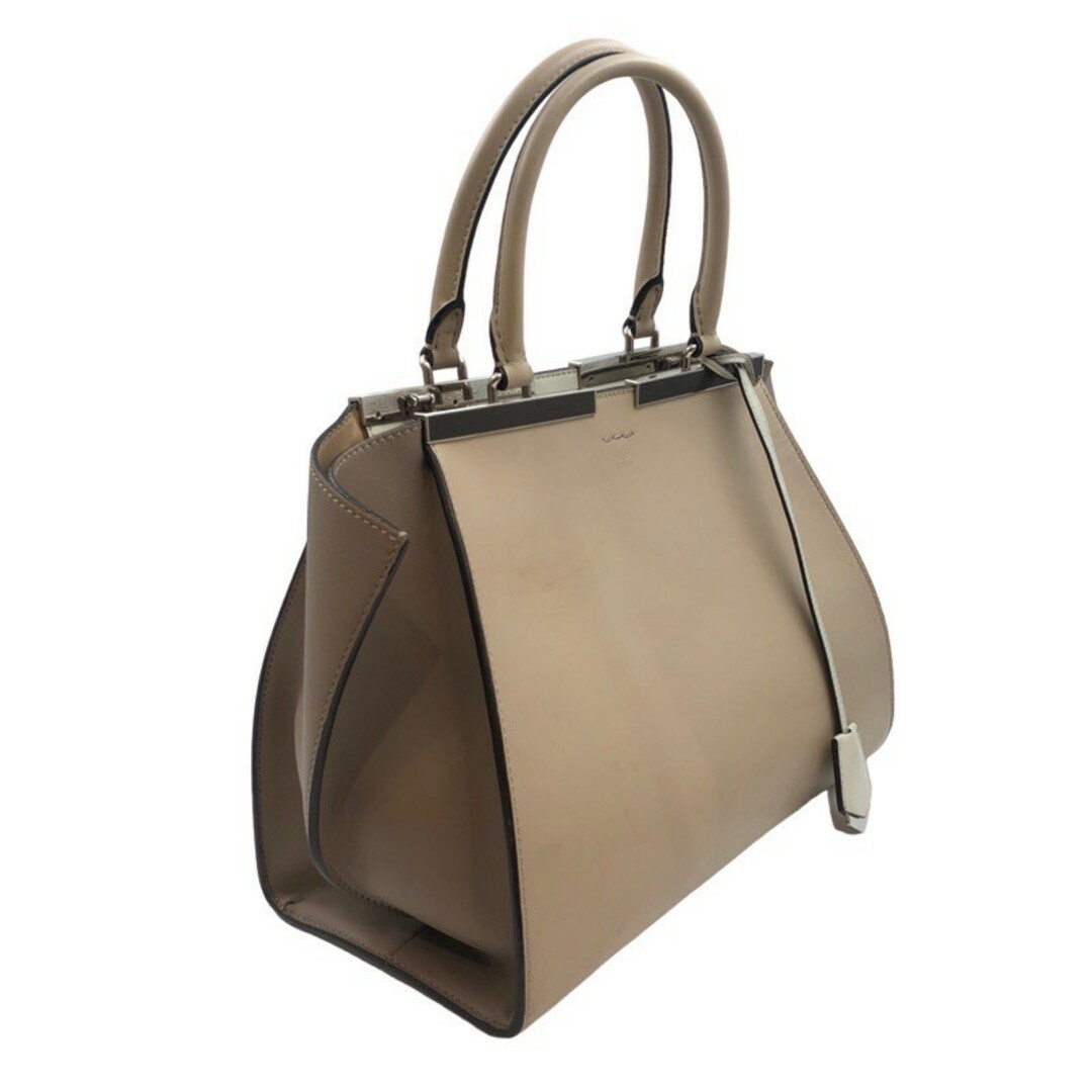 FENDI - フェンディ FENDI トロワジュール レザー 2WAYハンドバッグ FENDI - フェンディ FENDI トロワジュール レザー 2WAYハンドバッグ