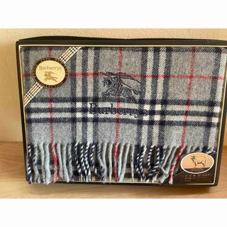 バーバリー(BURBERRY)の◆バーバリー◆ひざ掛け②◆グレー◆未使用品(おくるみ/ブランケット)