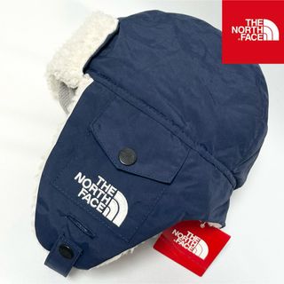 ザノースフェイス(THE NORTH FACE)の【新品】完売カラーTHE NORTH FACE暖かい子供用耳当て付きボアキャップ(帽子)