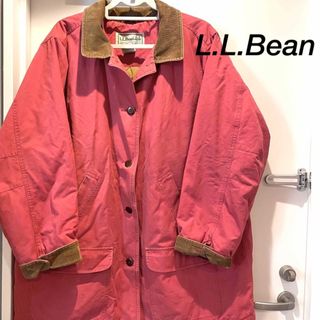 エルエルビーン(L.L.Bean)のエルエルビーン　ハンティングジャケット　襟コーデュロイ　ピンク L.L.Bean(ブルゾン)