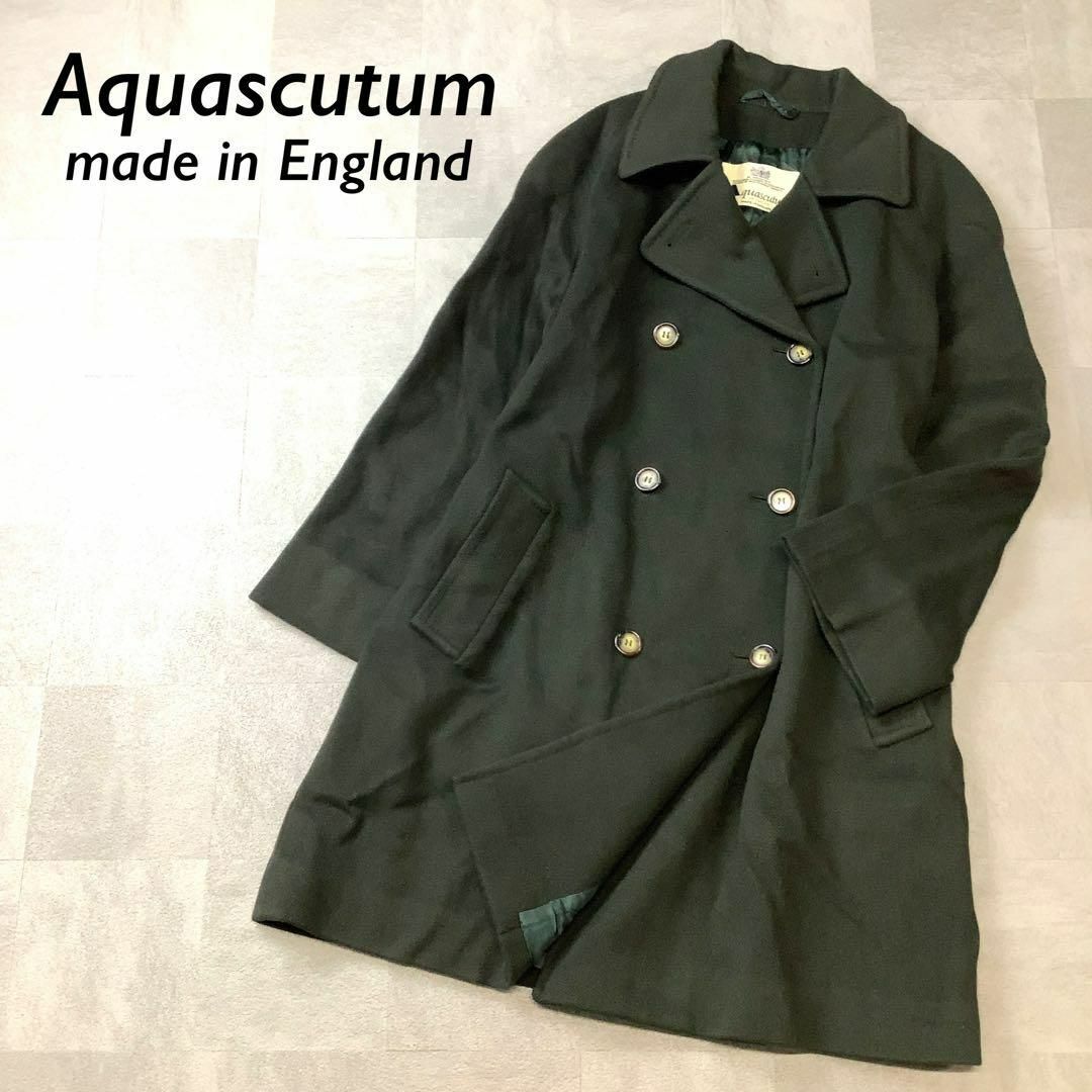 AQUA SCUTUM(アクアスキュータム)の良品 イングランド製 Aquascutum アクアスキュータム トレンチコート レディースのジャケット/アウター(トレンチコート)の商品写真