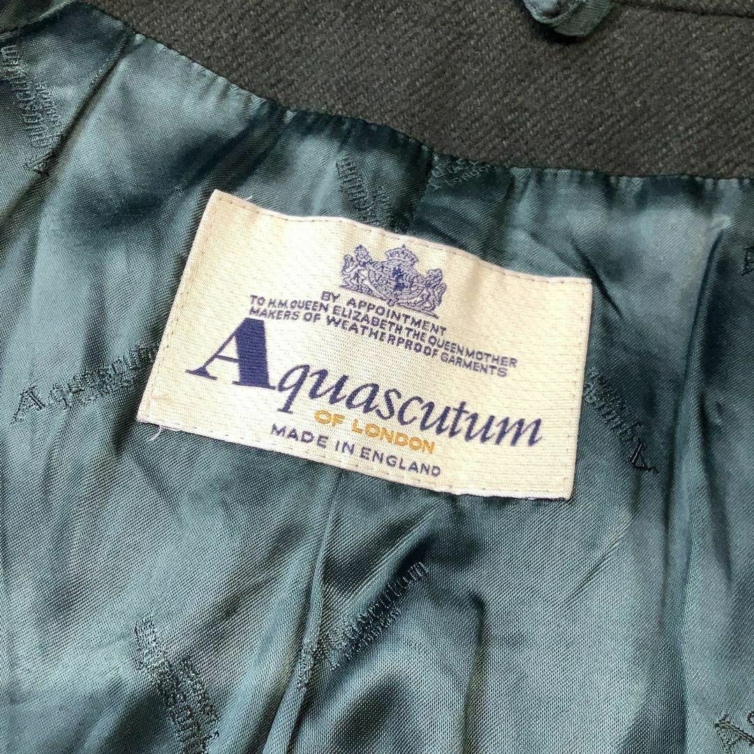 AQUA SCUTUM(アクアスキュータム)の良品 イングランド製 Aquascutum アクアスキュータム トレンチコート レディースのジャケット/アウター(トレンチコート)の商品写真