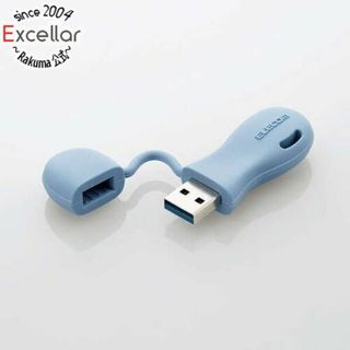 エレコム(ELECOM)のELECOM　子ども向けUSB3.2(Gen1)メモリ MF-JRU3032GBU　32GB ブルー(PC周辺機器)