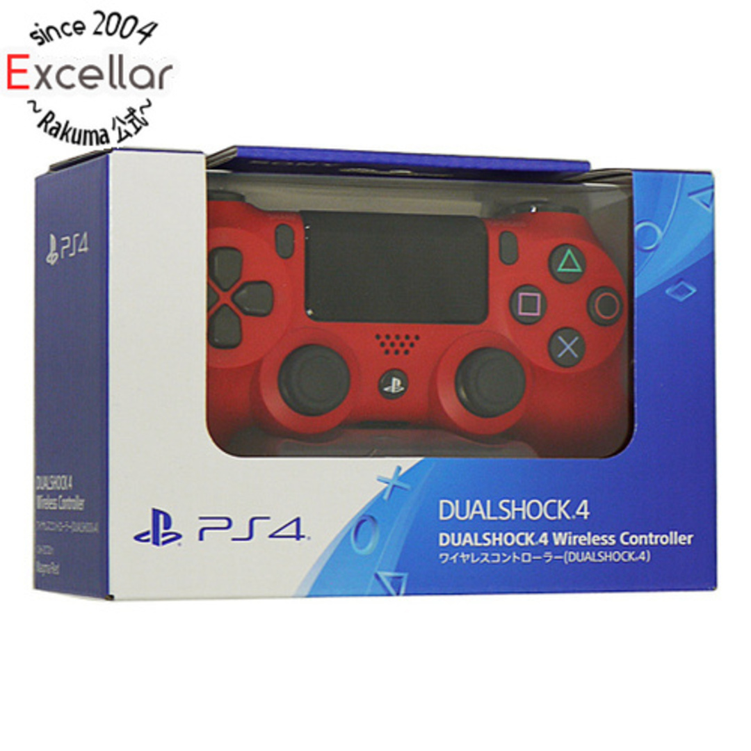 SONY(ソニー)のSONY　ワイヤレスコントローラー DUALSHOCK4　マグマ・レッド　CUH-ZCT2J11 元箱あり エンタメ/ホビーのゲームソフト/ゲーム機本体(その他)の商品写真