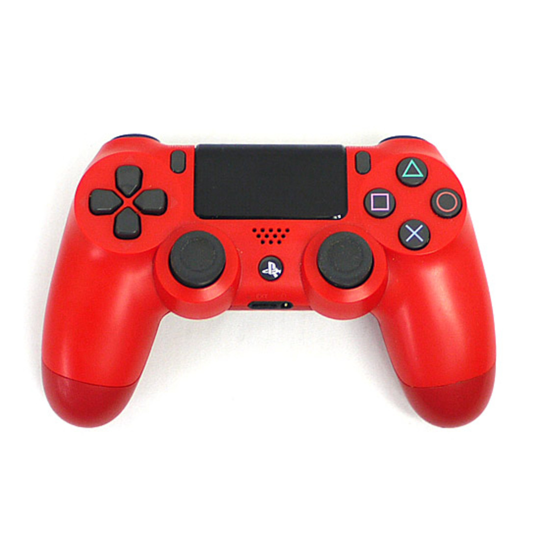 SONY(ソニー)のSONY　ワイヤレスコントローラー DUALSHOCK4　マグマ・レッド　CUH-ZCT2J11 元箱あり エンタメ/ホビーのゲームソフト/ゲーム機本体(その他)の商品写真