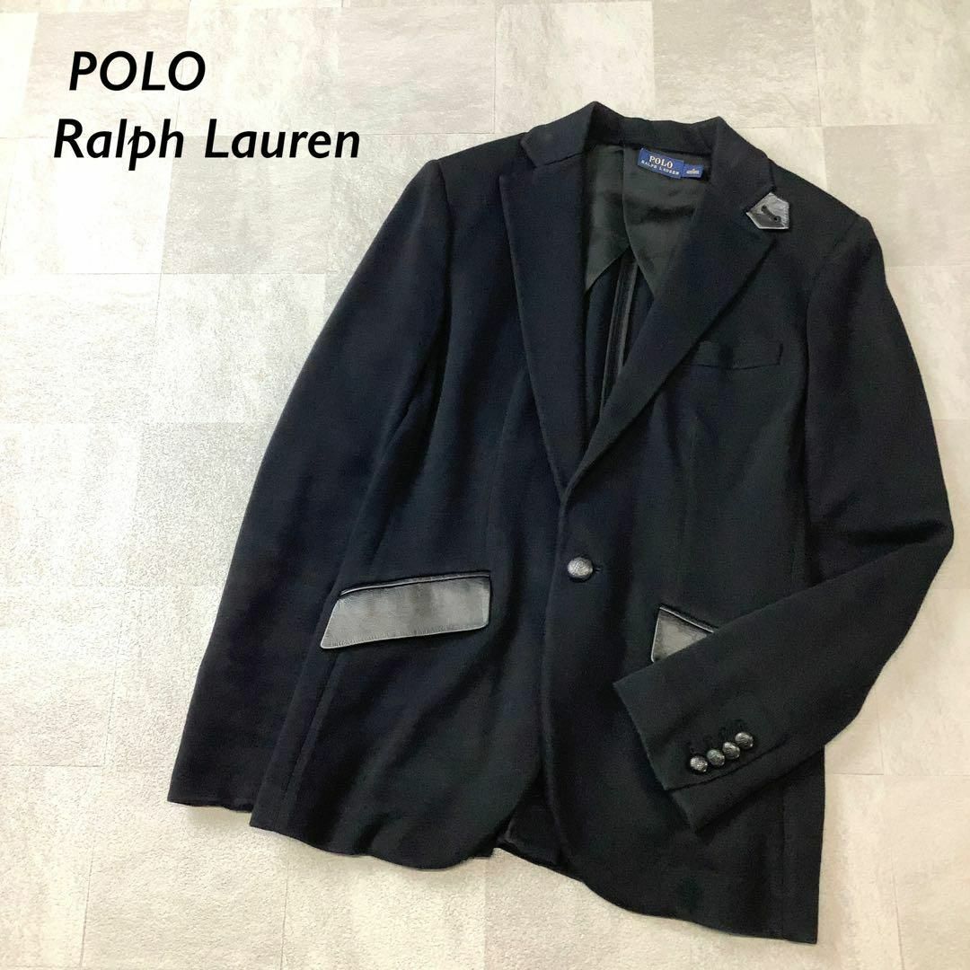 美品 POLO Ralph Lauren 羊革 スウェットジャケット 4 160 | フリマアプリ ラクマ