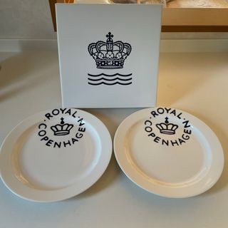 ロイヤルコペンハーゲン(ROYAL COPENHAGEN)のroyal copenhagen シグネチャーお皿　2枚組(食器)