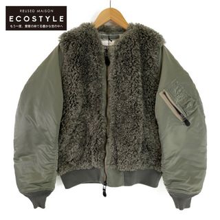 ハイク 23AW ｶｰｷ FAUX SHEARLING TYPE MA-1ｼﾞｬｹｯﾄ 1