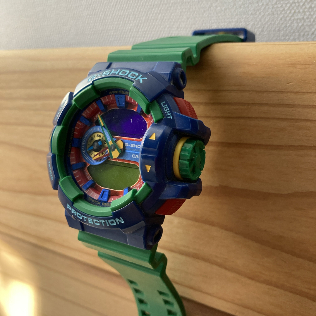 G-SHOCK(ジーショック)の【中古】G-SHOCK Hyper Colors グリーン ブルー【CASIO】 メンズの時計(腕時計(デジタル))の商品写真