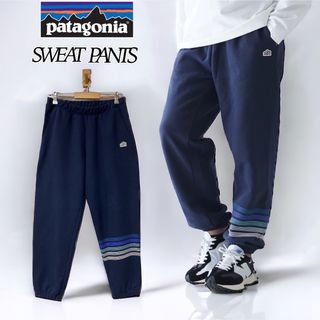 パタゴニア(patagonia)の【美品】パタゴニア リッジ ストライプ アップライザル スウェットパンツ S(その他)