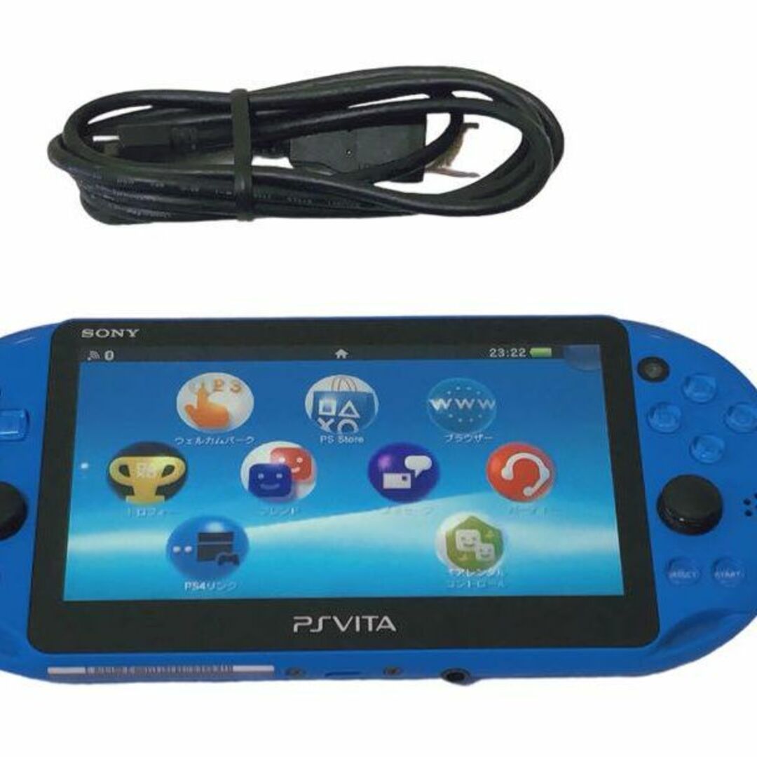 ☆極美品 動作確認済み PSvita 本体 アクアブルー PCH-2000 美品 | フリマアプリ ラクマ