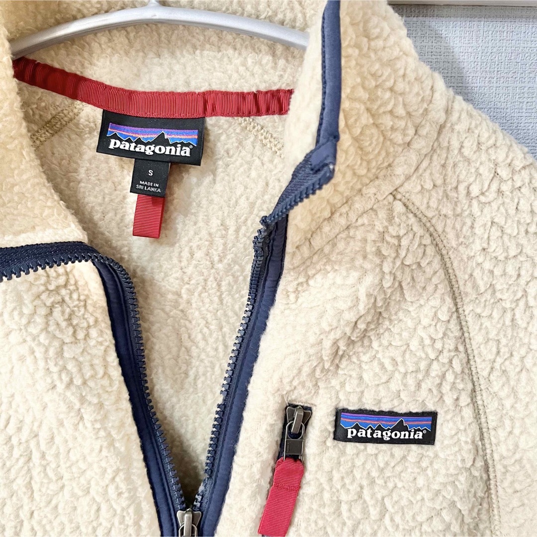 patagonia(パタゴニア)の【patagoniaレトロパイルボアジャケット】ファスナー難あり レディースのジャケット/アウター(ブルゾン)の商品写真