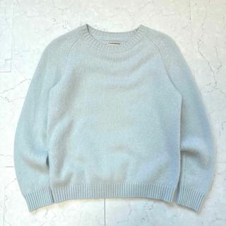 ビューティアンドユースユナイテッドアローズ(BEAUTY&YOUTH UNITED ARROWS)の【カシミヤ100%】ユナイテッドアローズ ラグラン ニット セーターくすみブルー(ニット/セーター)