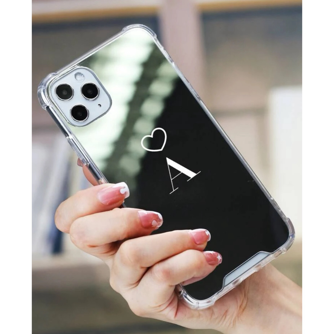 【新品未使用】文字グラフィックミラースマホケース iPhone15pro MAX スマホ/家電/カメラのスマホアクセサリー(iPhoneケース)の商品写真