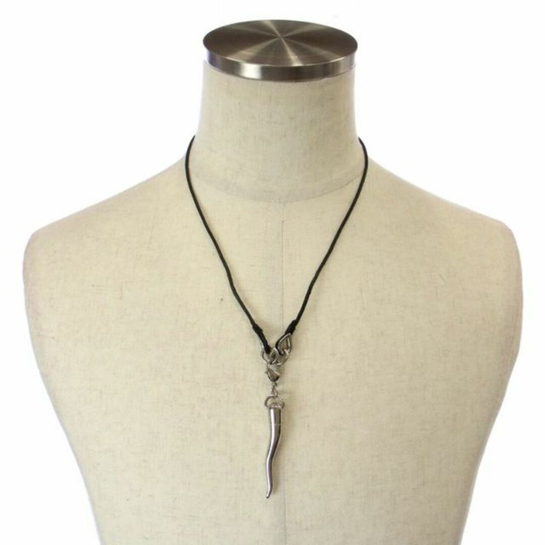 DOLCE&GABBANA - ドルチェ&ガッバーナ ネックレス コルノ レザー